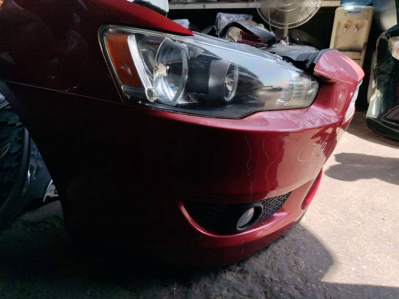 Nose cut Mitsubishi Lancer used in Sharjah — photo 2