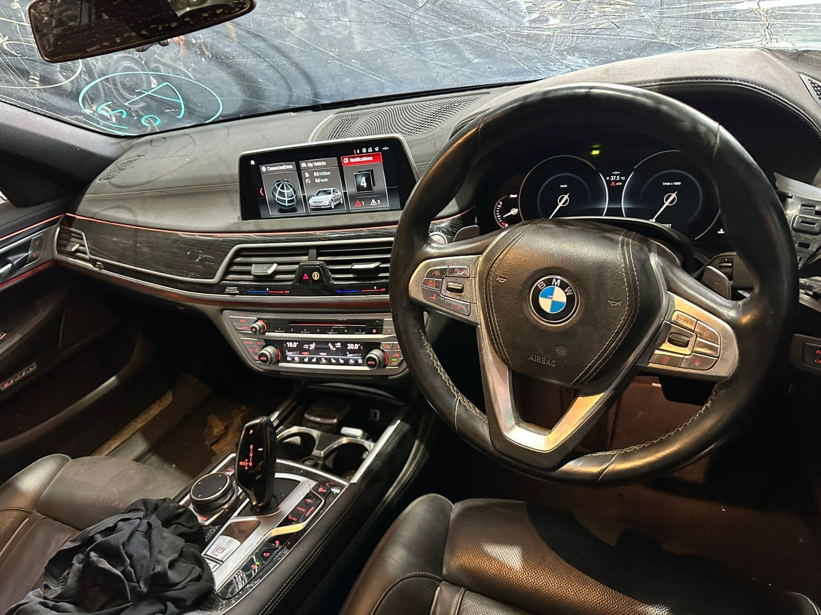 Engine + AT BMW B57 G12 used in Sharjah — photo 2