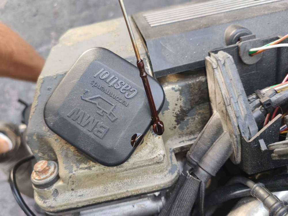 Engine + AT BMW M62B44 used in Sharjah — photo 2