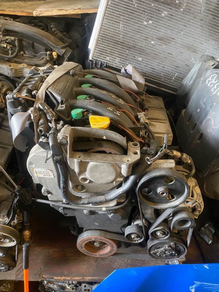 Engine + AT Renault K4M B701 used in Sharjah — photo 2