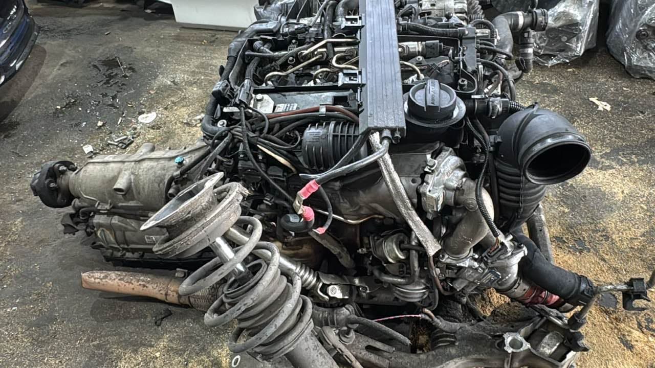 Engine + AT BMW N47D20D used in Sharjah — photo 5