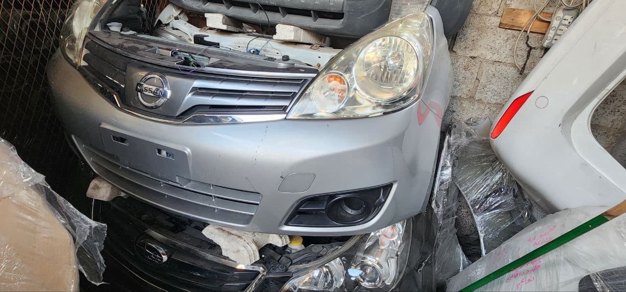 Bumper + Headlights Nissan Note