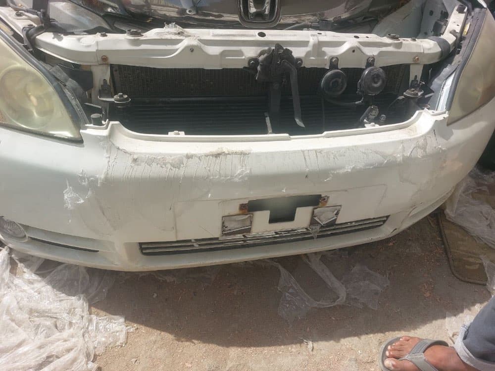 Bumper + Headlights Toyota Ipsum