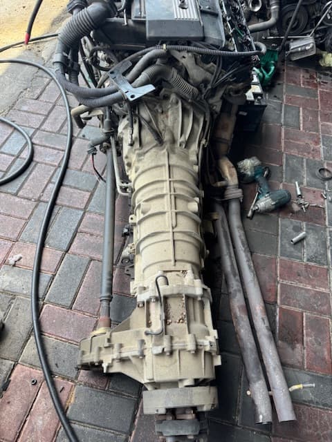 Engine + AT BMW M54B30 E53 used in Sharjah — photo 2