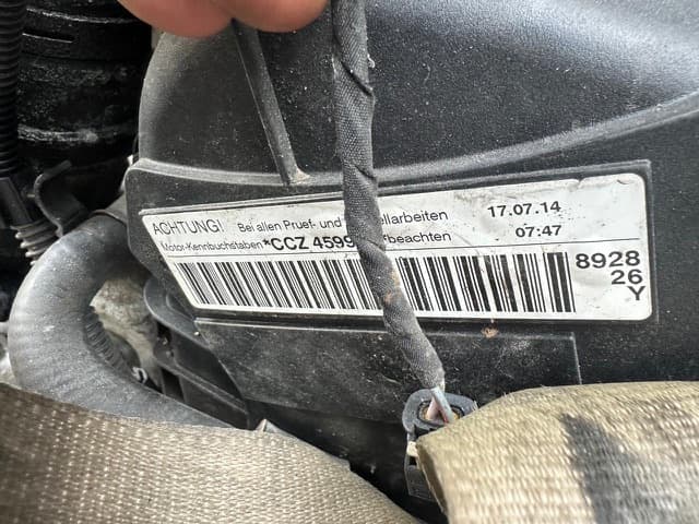 Engine + AT Volkswagen CCZ