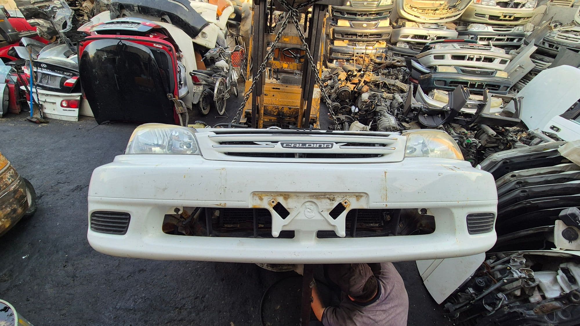 Bumper + Radiator Toyota Caldina